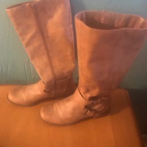 Brown wife calf boots